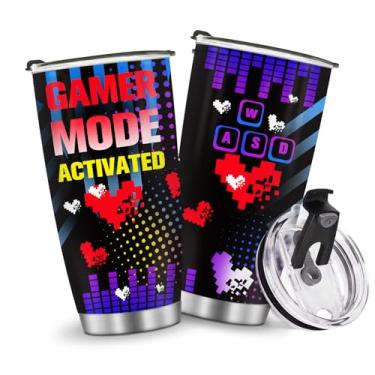 Imagem de Copos isolados para jogos, caneca de 590 ml, presentes de aniversário de Natal para homens, pai, avô, meninos, crianças, filho, carro, viagem, acessórios essenciais essenciais para o frio