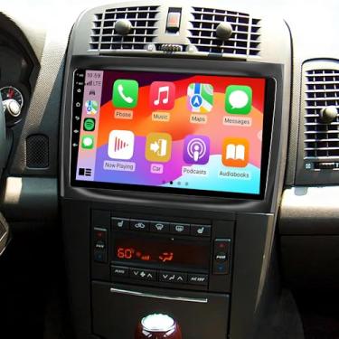 Imagem de Rádio estéreo 2+32G Android 13 para Cadillac CTS 2003-2007, Cadillac SRX 2004-2008, 25.4 cm Wireless Carplay Android Auto Radio Double Din Carplay GPS WiFi Bluetooth FM RDS AHD Câmera de backup