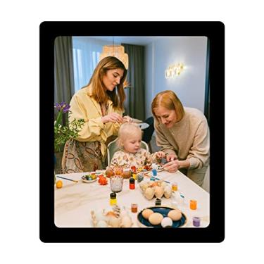 Imagem de Moldura de Foto Magnética 6 Polegadas com Autoadesivo Colagem DIY para Geladeira Janela Vidro Porta Cubículo Parede Azulejo Decoração Casa e Escritóri