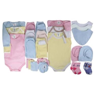 Imagem de Kit C/29 Peças Roupas Bebes Ribana Enxoval Para Recém Nascido - Tanran