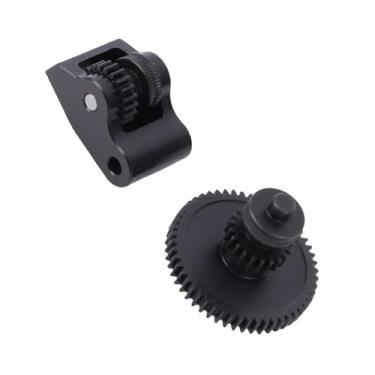 Imagem de WALFRONT Kit de Engrenagem Extrusora de Aço Endurecido, Substituição de Engrenagem Dupla para Impressoras 3D de Carbono Com Design de Eixo Integrado para PLA PETG ABS ASA PC TPU