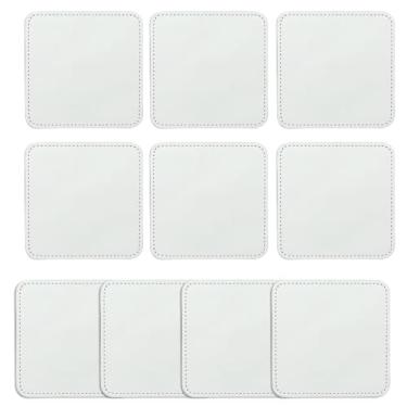 Imagem de 10 remendos de sublimação, tecido, remendos de ferro, 8 formas, reparo, bordado, sublimação, chapéu, bordado para bonés, roupas, sapatos, bolsas, mochilas, uniformes