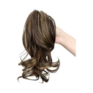 Imagem de Extensão De Rabo De Cavalo Curto E Cacheado De 12 Polegadas, Cabelo Si