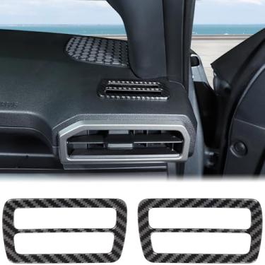 Imagem de Capa de acabamento de saída de ar lateral do painel do carro compatível com Toyota Tacoma 2024-2026 e 4Runner 2025 2026, painel superior do painel do painel central de ar condicionado ventilação A/C