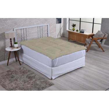 Imagem de Pillow Top Casal Protetor Colchão Padrão Revestimento - Tapete Malha E