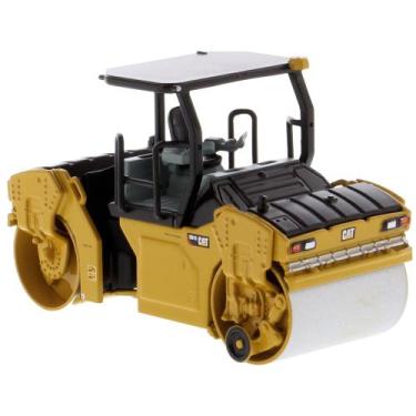 Imagem de Miniatura Rolo Vibratório Cat CB-13 1/64 Detalhado, Amarelo