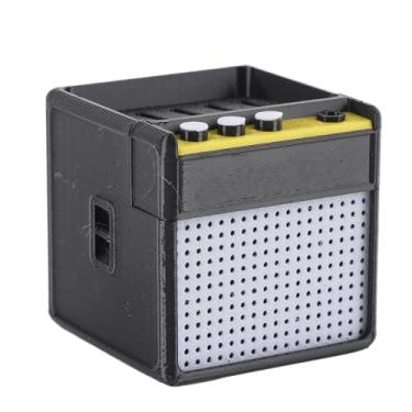 Imagem de aqxreight Suporte de Exibição de Palheta de Guitarra Retro Material PLA Impressão 3D Caixa de Armazenamento de Palhetas de Guitarra Suporte de Palheta para Guitarristas Amantes de Música para