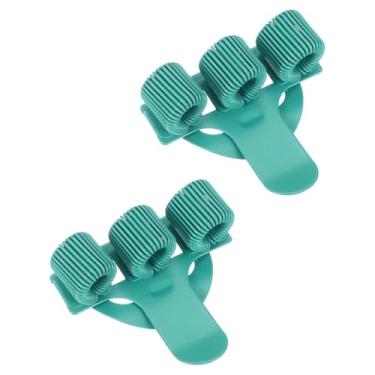 Imagem de PATIKIL 2 peças de clipe de caneta, 3 furos, clipe de metal, portátil, organizador universal para caderno, diário, escritório, escritório, escritório, prancheta, quadro branco, ciano