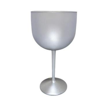 Imagem de Taça de Gin Degrade Brilhante 550 ML - M&Ca. Plásticos, Prata