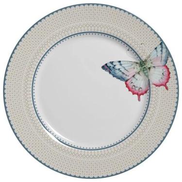 Imagem de Conjunto com 6 Pratos Raso Borboleta 2 Ø29c - Alleanza Cerâmica