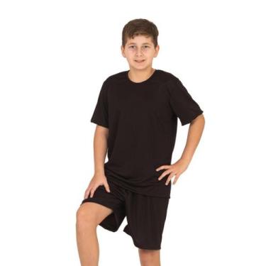 Imagem de Conjunto Infantil Futebol Dry Fit Camisa e Shorts Juvenil 20-A - Lavin
