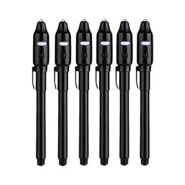 Imagem de Conjunto De Canetas De Tinta Invisível 4-12pcs Marcador Mágico Com Luz