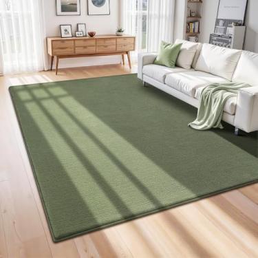 Imagem de ISEAU Tapete de 10 x 15 cm para quarto, tapete macio de espuma viscoelástica com fundo de silicone antiderrapante atualizado, lavável na máquina para sala de estar, crianças, meninos, meninas