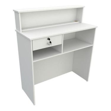 Imagem de Balcão Caixa M7 Mdp (recepção Vallet Loja Gaveta) - VETORIAL MÓVEIS, B