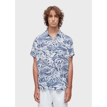 Imagem de Camisa pirarucu trace blue mc OSKLEN-Masculino