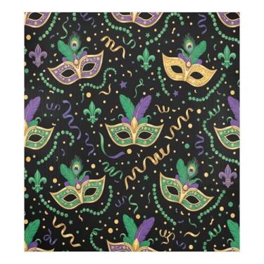 Imagem de Blueangle Máscara de carnaval para máquina de lavar louça, capa frontal para lava-louças, adesivos de eletrodomésticos, adesivos de eletrodomésticos, adesivo magnético decorativo de 58,4 cm C x 66 cm