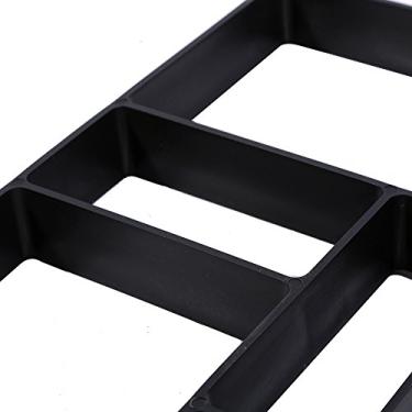 Imagem de Domary Molde de Pavimentação de Concreto para Jardim DIY, Melhoria Artística Ao Ar Livre, Retângulo Preto