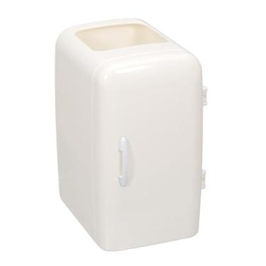 Imagem de Alomejor Organizador de Mesa Pequeno, Suporte de Lápis de Caneta Multiuso Com 3 Slots para Escola de Escritório Em Casa, Suprimentos de Papelaria de Armazenamento de Mesa (Branco)