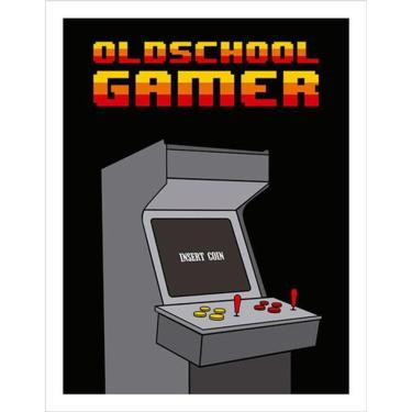 Imagem de Kit 3 Placas Oldschool Gamer 36X46