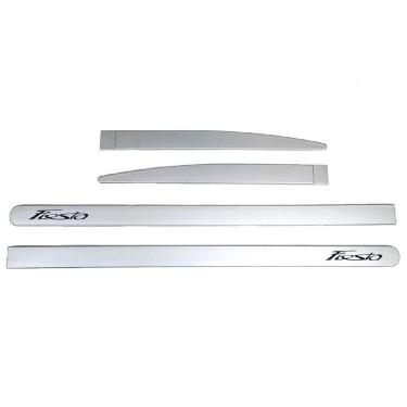 Imagem de Jogo De Friso Lateral Pintado Prata Dublin New Fiesta