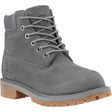 Imagem de Timberland Bota impermeável premium júnior de 15 cm #TB0A14ZZ, Cinza mono, 3.5 US Big Kid