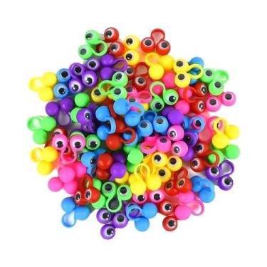 Imagem de Anéis De Dedo Divertidos Para Crianças Com Olhos Móveis - 10 Peças - B