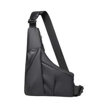 Imagem de Bolsa De Peito Triangular Antifurto Masculina Com Alça Ajustável Para 