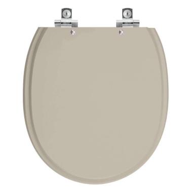Imagem de Assento Sanitário Soft Close Village Bege Saara Para Vaso Deca