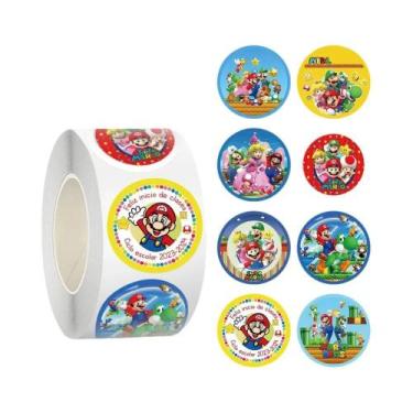 Imagem de Adesivos Super Mario Bros 500PCS, Decalques De Anime Para DIY, Decoraç