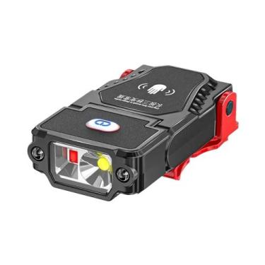 Imagem de Lanterna De Cabeça Mini LED Recarregável Com Sensor À Prova d'Água 90 