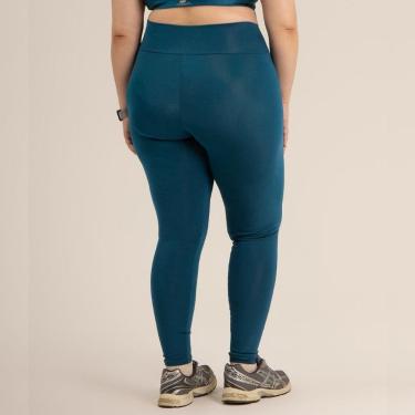 Imagem de Calça Legging Cirre Brilhante Trilobal Academia Liso-Feminino