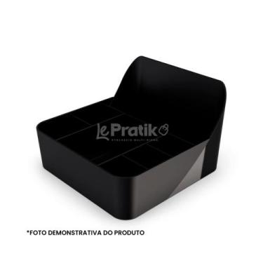 Imagem de Porta Sachet Lanchonete Grande Preto Unitermi, Preto