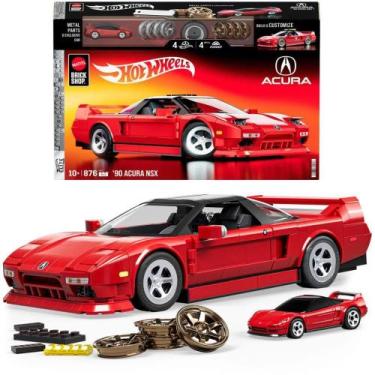 Imagem de Mega HOT Wheels Acura NSX 90 1:16 com 876 Peças Montável