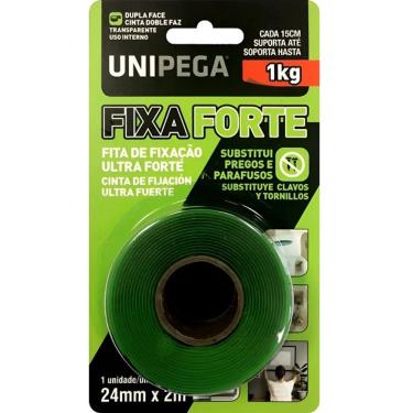 Imagem de Fita Dupla Face Transparente Fixa Forte 24MM X 2M Unipega