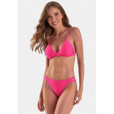 Imagem de Biquíni Areia Branca Baly Frente Única Rosa, M