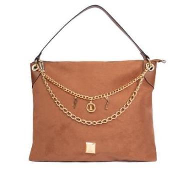 Imagem de Bolsa Feminina Vizzano Grande Camurça Avelã-Feminino