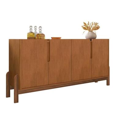 Imagem de Buffet Aparador 4 Portas Sala De Jantar Nay C14 Cedro - Mpozenato