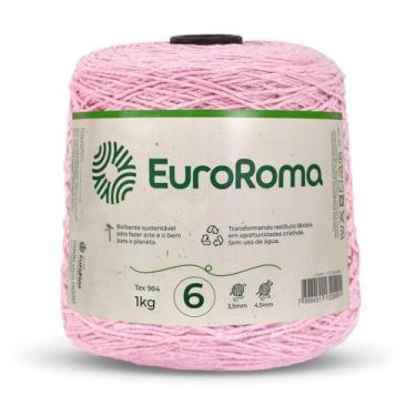 Imagem de Barbante EuroRoma Colorido Nº06 1,0Kg, ROSA BEBÊ