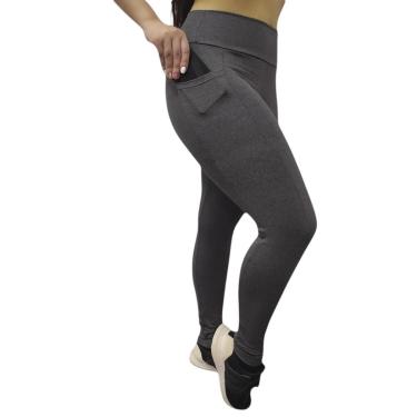 Imagem de Calça Legging LISA com BOLSOS Leg Fitness Academia Corrida Cintura Alta Feminina 1057-Feminino