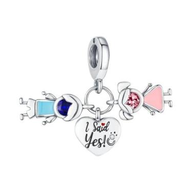 Imagem de Pingente Charm De Líder De Torcida Em Prata Esterlina 925 Para Pulseir