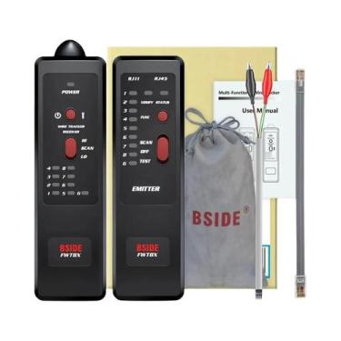 Imagem de Testador De Cabos De Rede RJ11 RJ45 E Telefones BSIDE Ferramenta Telec