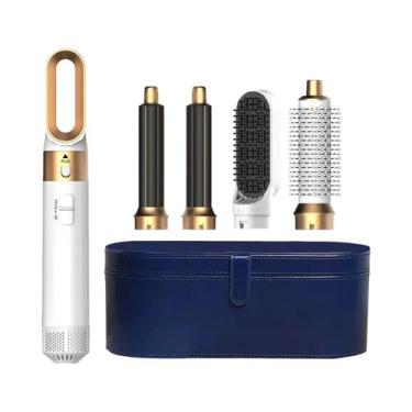 Imagem de Escova Secadora De Cabelo 5 Em 1: Modelador, Alisador E Escova De Ar Q