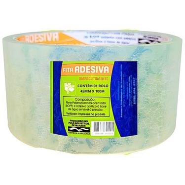 Imagem de Fita Adesiva Multiuso Transparente Tamanho48X100M Unidade - KORETECH