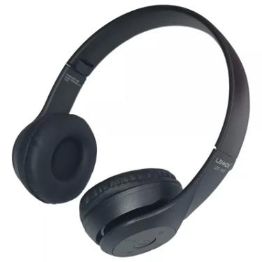 Imagem de Headphone Bluetooh Microsd Fm P2 Lehmox Lef-1003 Preto