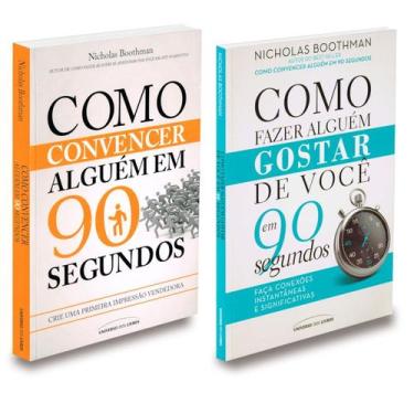 Imagem de Kit Como Fazer Alguém Gostar de Você+Como Convencer Alguém em 90 Segun
