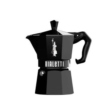 Imagem de Cafeteira Italiana Bialetti Moka Express 3 Xícaras: Edição Exclusive Preta com Design Retrô