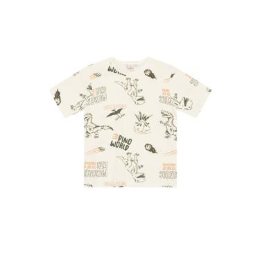 Imagem de Camiseta Infantil Menino De Dinossauro Brandili-Masculino