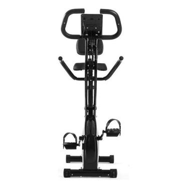 Imagem de Bicicleta Ergométrica Vertical Dobrável Exercicio De Pernas Preto 127/