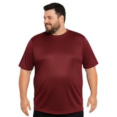 Imagem de Camiseta Térmica Plus Size Manga Curta Masculina Proteção Solar Uv Dry