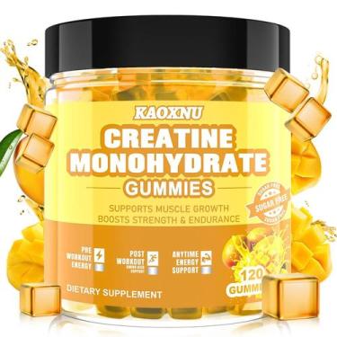 Imagem de Gomas de creatina monohidratada KAOXNU 5600mg 120 CT Vegan
